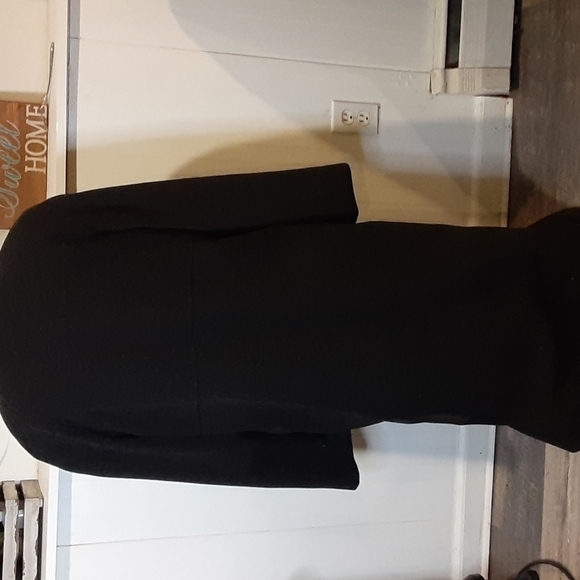 Vintage Halston Fully Lined Wool Long Coat Sz 12 made in Russia - Picture 5 of 11